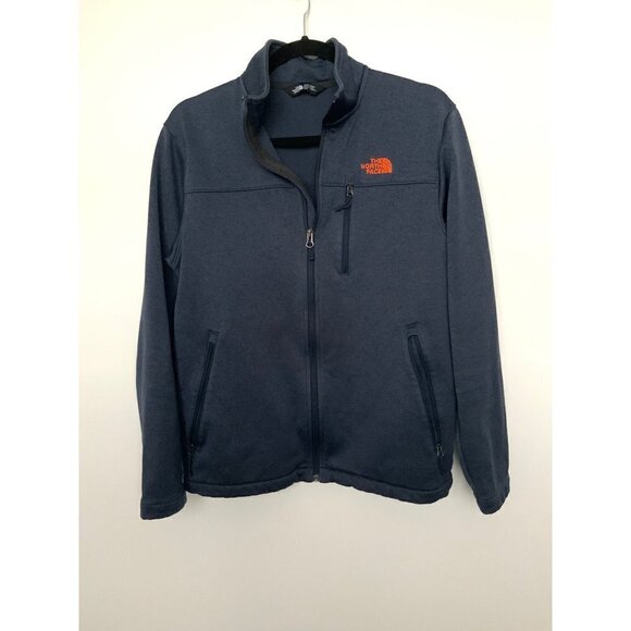 The North Face womens jacket fleecy lined navy worn twice practically as new - Picture 1 of 5